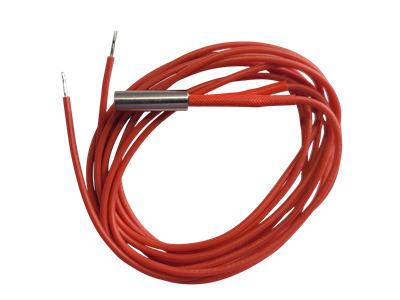 12V 30W Isıtıcı Fişek (Cartridge Heater) 1 Metre Kablolu 6x20mm