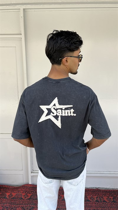 Casualment Saint Washed Oversize T-Shirt – Füme
