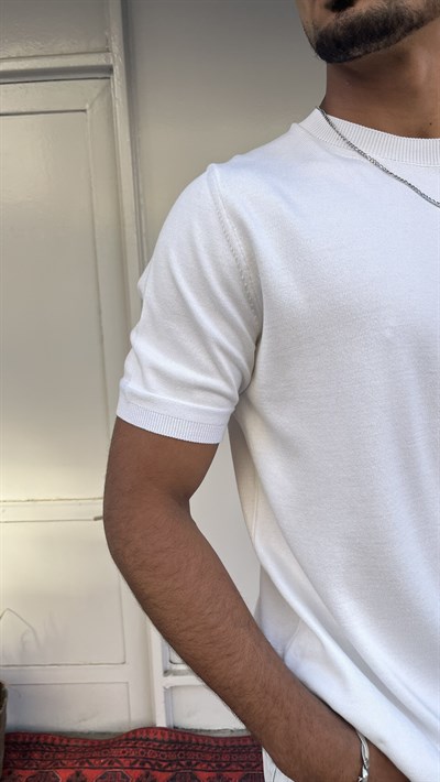 Beyaz Asalet Premium Triko Tişört