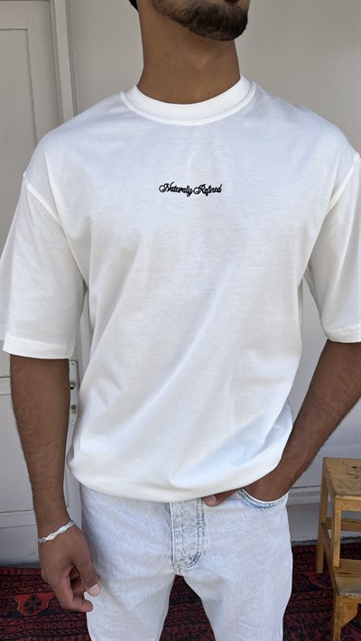 Casualment Naturally Refined Oversize T-Shirt Beyaz