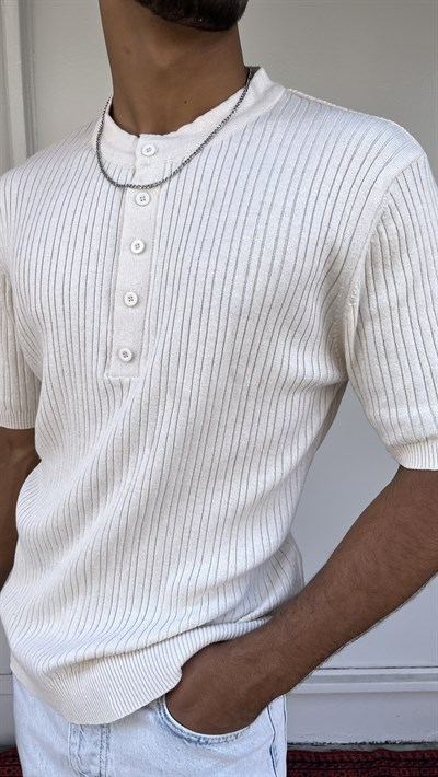 Casualment Ivory Line Triko T-Shirt