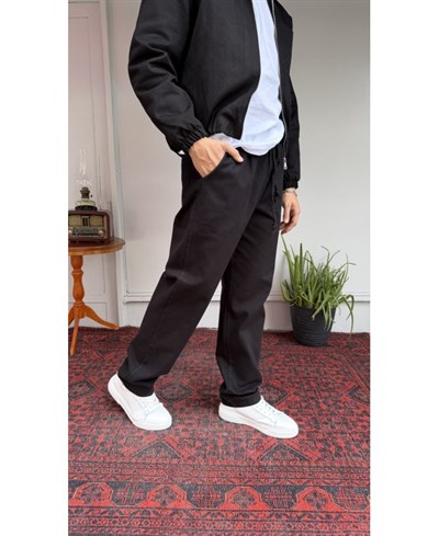 Casual Men Urban Fit Siyah Gabardin Pantolon