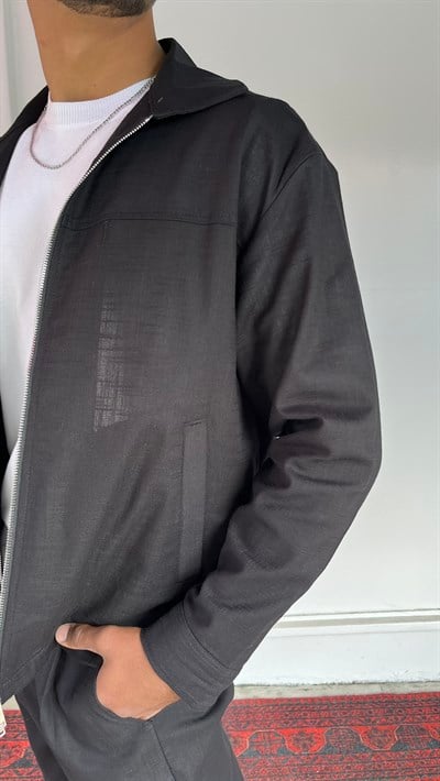 Casualment Noir Premium Ceket Siyah