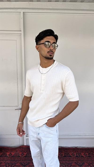 Casualment Ivory Line Triko T-Shirt