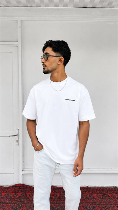 Essential Oversize Beyaz T-Shirt