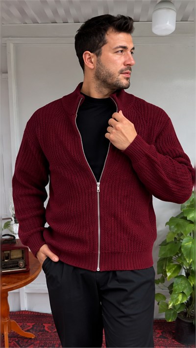 Örgü Fermuarlı Hırka 