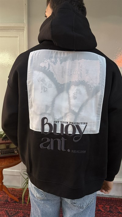 Bugy Sırt Baskılı Sweatshirt