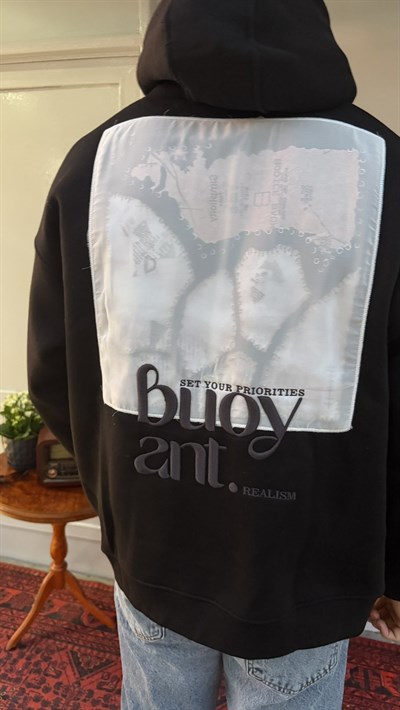 Bugy Sırt Baskılı Sweatshirt