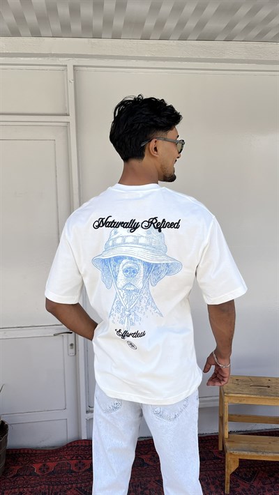Casualment Naturally Refined Oversize T-Shirt Beyaz