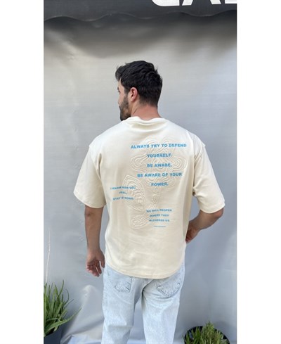 Always Sırt Yazı Oversize T-shirt