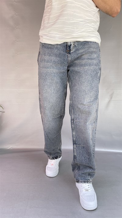 Dikiş Detaylı Relax Baggy Pantolon