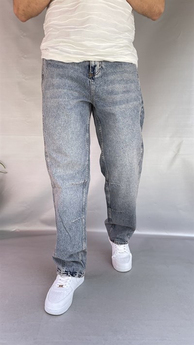 Dikiş Detaylı Relax Baggy Pantolon