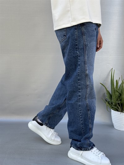 Dikiş Detaylı Relax Baggy Pantolon