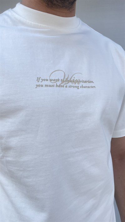 Disciples Sırt Nakış Baskılı Oversize T-shirt