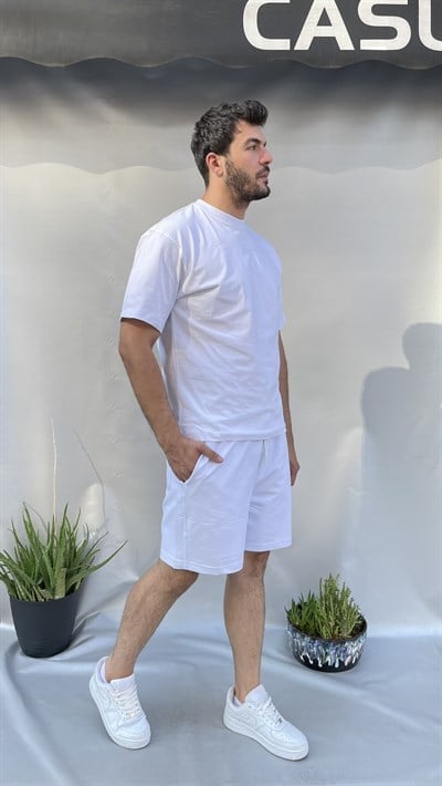 Düz Penye Şort