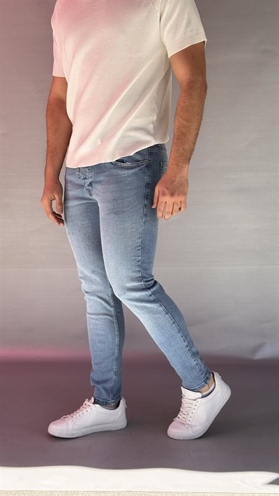 Eskitme Detay Slim Fit Jean
