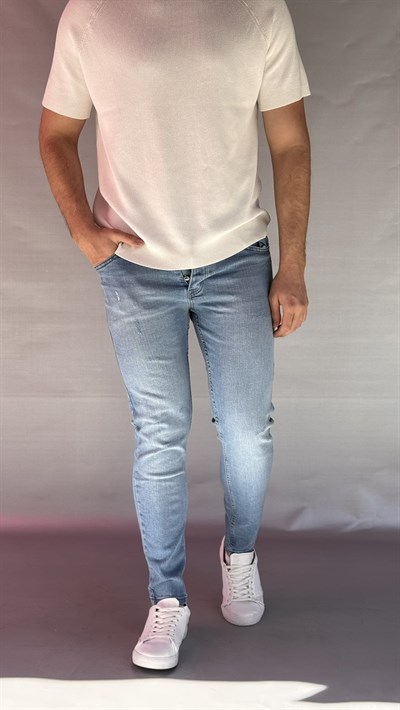 Eskitme Detay Slim Fit Jean