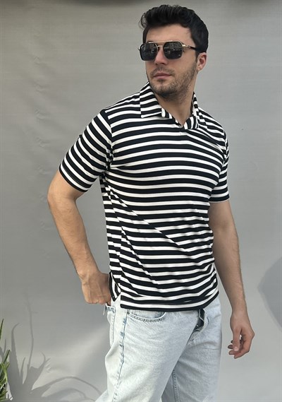 Giesto Çizgili Polo Yaka