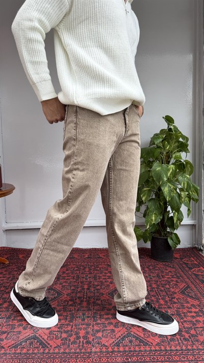 Green Camel Yıkamalı Baggy Jean