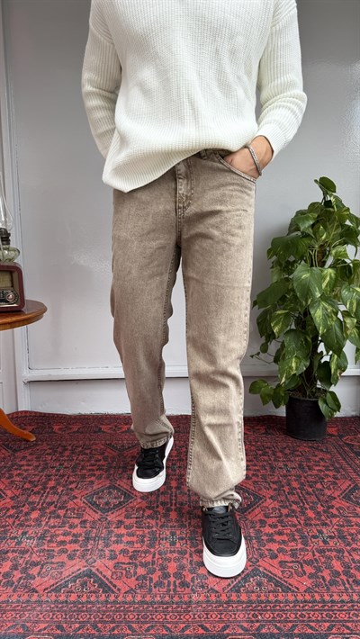 Green Camel Yıkamalı Baggy Jean