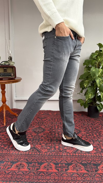 Green Yıkamalı Tırnaklı Skinny Jean
