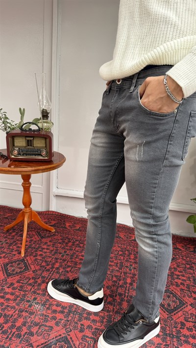 Green Yıkamalı Tırnaklı Skinny Jean