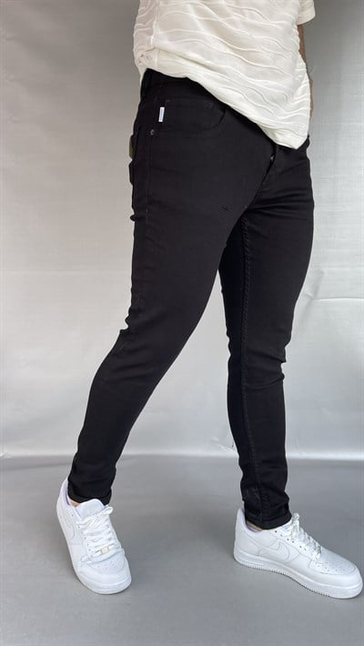 Hendricks Düz Siyah Skinny Jean