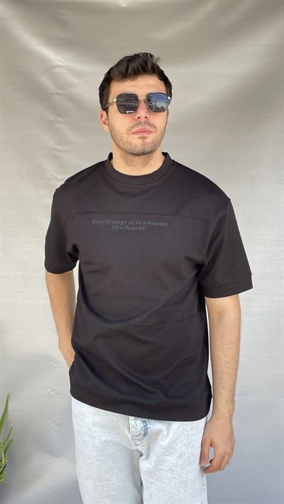 IF You Baskılı T-shirt