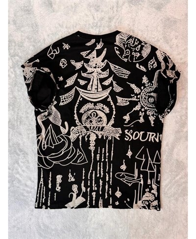 Kabartma Baskı T-shirt