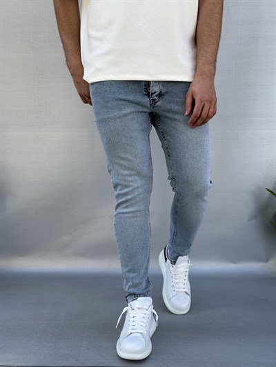 Kar Yıkamalı Skinny Pantolon