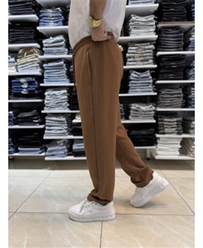 Kendinden Desenli Baggy Jogger