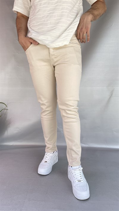Keps Bej Skınny Jean
