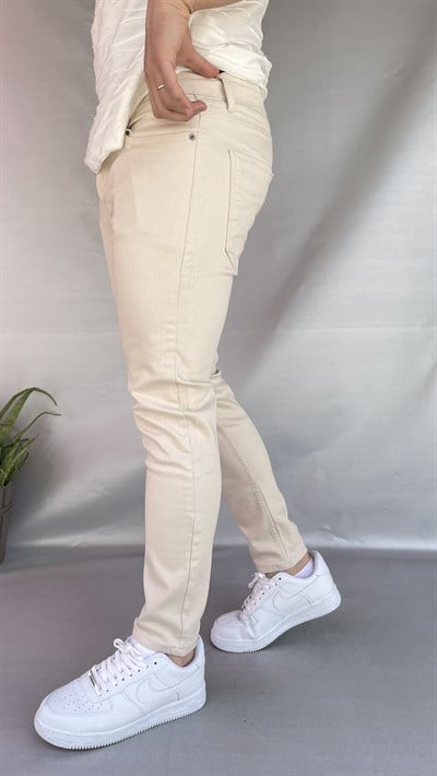 Keps Bej Skınny Jean
