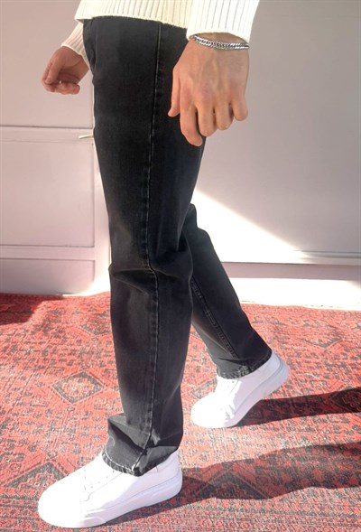 Keps Mat Siyah Baggy Fit Jean