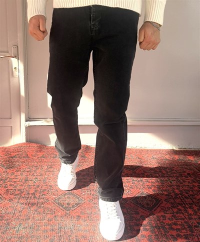 Keps Mat Siyah Baggy Fit Jean