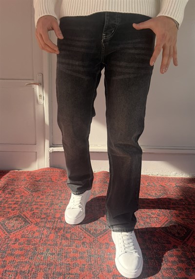 Keps Parmak Yıkamalı Baggy Fit Jean