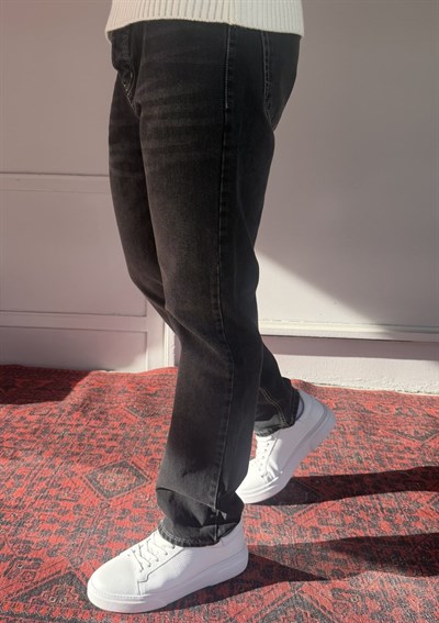 Keps Parmak Yıkamalı Baggy Fit Jean