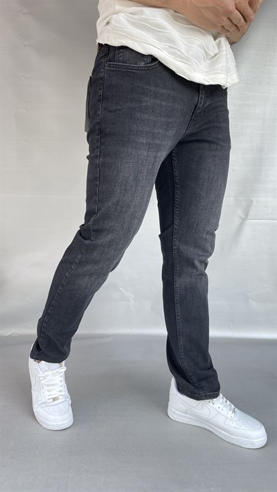 Martin Yıkamalı Siyah Slim Fit Jean