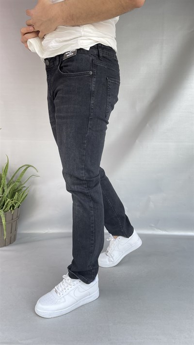 Martin Yıkamalı Siyah Slim Fit Jean