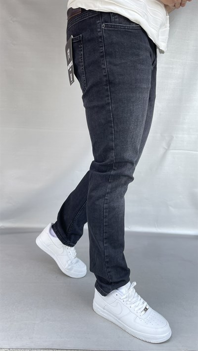 Martin Yıkamalı Siyah Slim Fit Jean