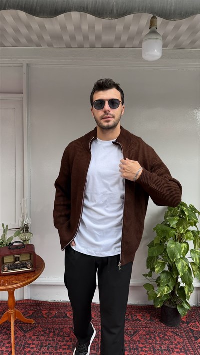 Örgü Fermuarlı Hırka