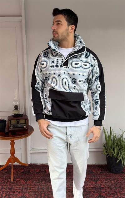 Peluş Kanguru Sweatshirt