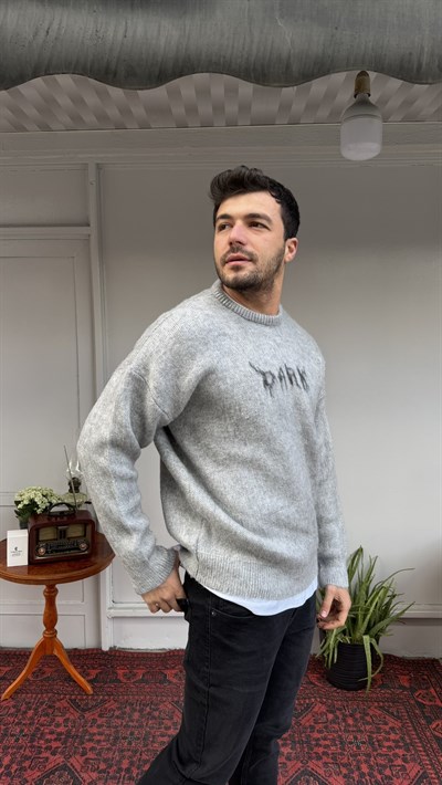 Retro 6008 Baskılı Kazak