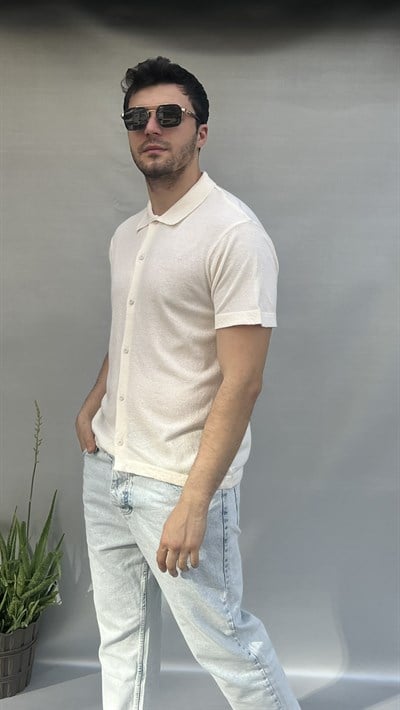 Triko Düğmeli Gömlek