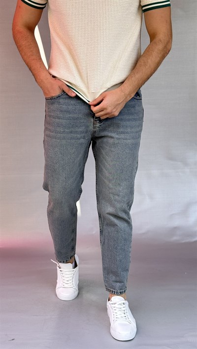 Yeşil Yansımalı Boyfriend Pantolon