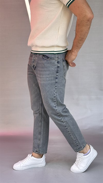 Yeşil Yansımalı Boyfriend Pantolon