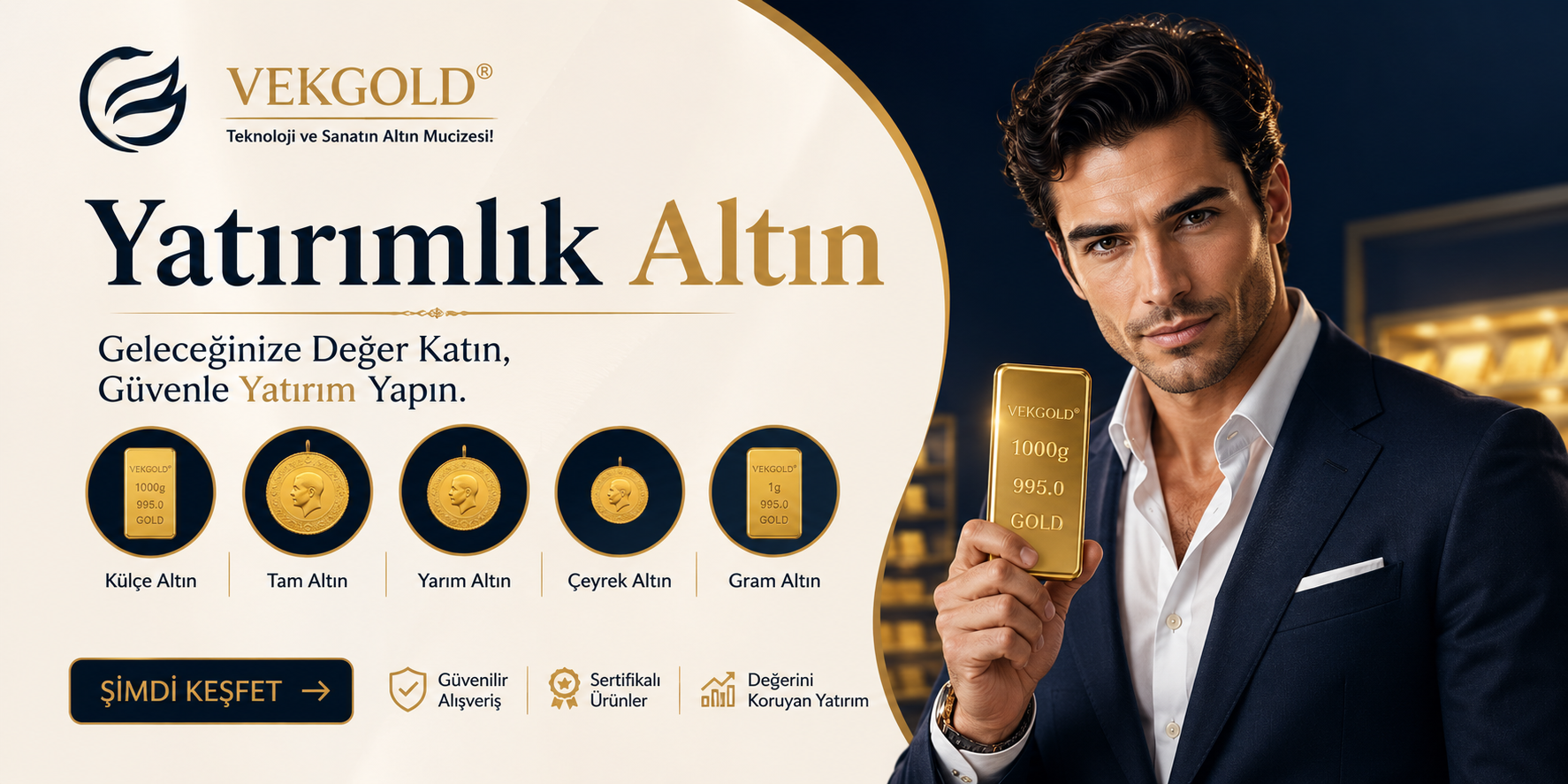 Yatırımlık Altın Gram gümüş külçe