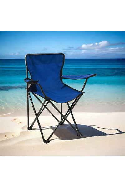 2li Piknik ve Kamp Sandalyesi - Mavi
