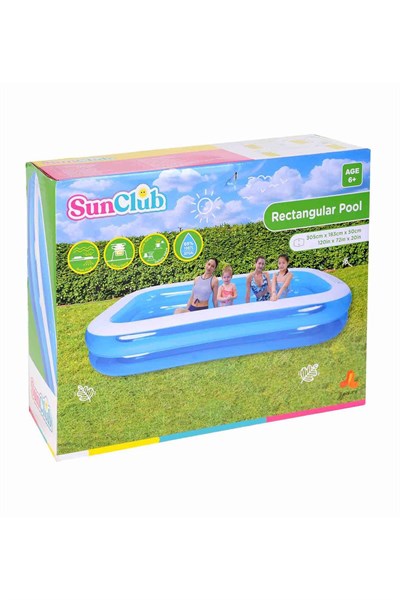51259 Büyük Boy Dikdörtgen Şişme Aile Havuzu (300x183x50 Cm)