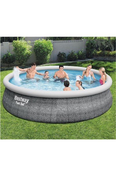 57372 Büyük Aile Havuzu 457x107cm 220v Filtre + Merdiven Set
